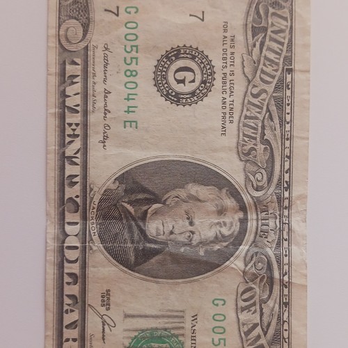 Banconota usa dollari - usa, 20