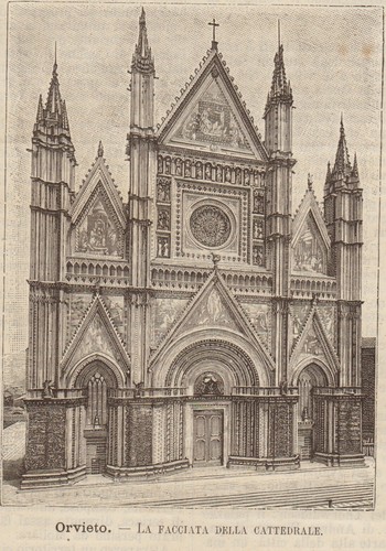 Orvieto facciata della - orvieto,