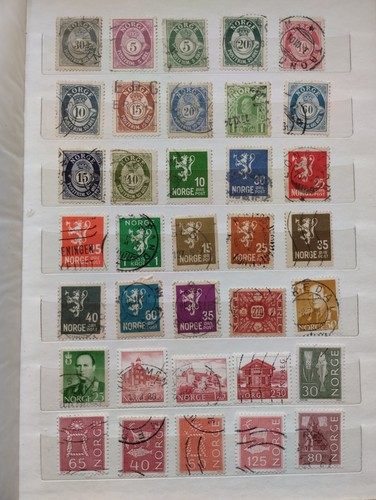 Lotto francobolli norvegia - 68,