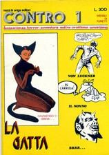 CONTRO 1. " La Gatta ". Ed NUZZI & ORIGA LUglio 1973.