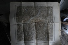 1918 - ISTITUTO GEOGRAFICO MILITARE - CARTINA GEOGRAFICA A COLORI - TIRANO