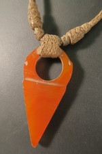 vecchio ciondolo agata amuleto