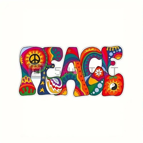 Adesivo sticker vinile - adesivo, pace