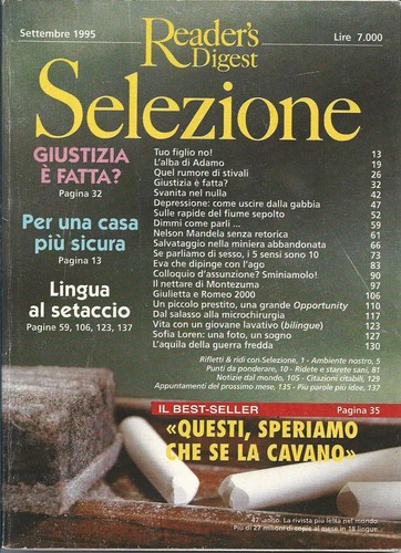 Selezione dal reader - dal, reader's