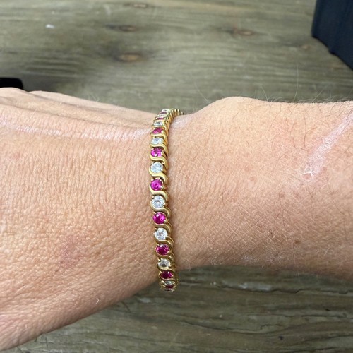 Bracciale tennis vintage - bracciale,