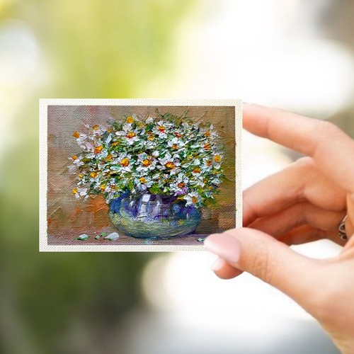 Aceo dipinto olio originale - olio,