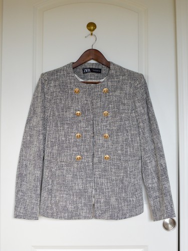 Giacca zara tweed senza - zara,