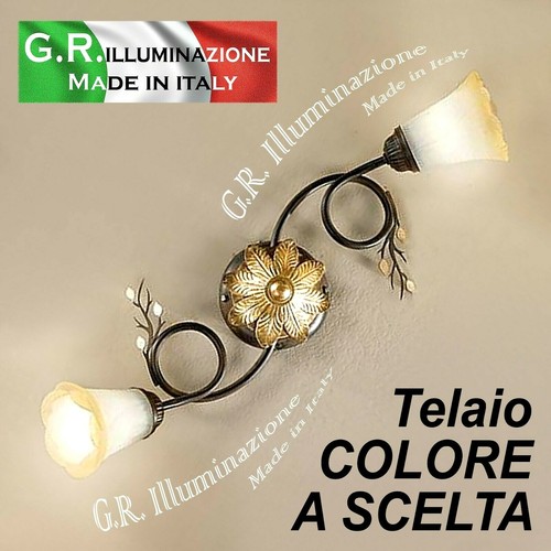 Plafoniera ferro battuto - plafoniera,