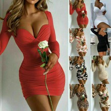 Femmes Sexy Cocktail A V-Collo