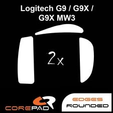 Corepad Skatez Logitech G9 G9X MW3 piedini mouse guida mouse Hyperglide PTFE Teflon