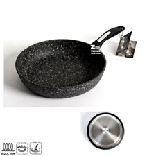 PADELLA ALTA SUPERIOR CRISTIAN CHEF Ø 24 X 5,6 Cm EFFETTO PIETRA PER INDUZIONE