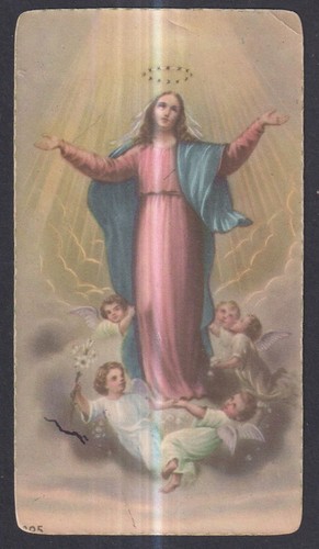 Santino antico madonna - santino,