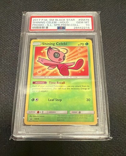 Psa shining celebi holo - celebi,