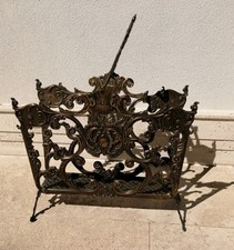 Antico Porta riviste in Ottone