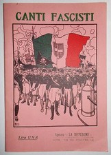 Canti fascisti ristampa - fascisti/,