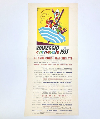 Carnevale viareggio 1953 - carnevale,