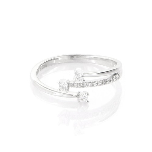 Anello trilogy oro bianco - trilogy,