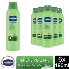 Vaselina Spray Idratante per Terapia Intensiva, Lenisce l'Aloe, Confezione da 6, 190 ml