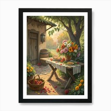 Oil Painting Style Rustic