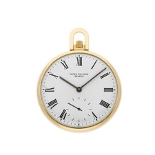 Patek Philippe Aperto Viso Tasca Orologio Yg Manuale 47mm Bianco Romano Dial 866