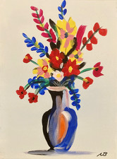 Quadro acrilico espressionista