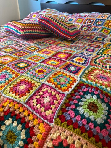 Coperta lana fatta mano - fatta,