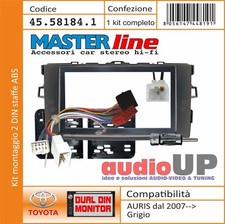 MASCHERINA RADIO 2 DIN AURIS