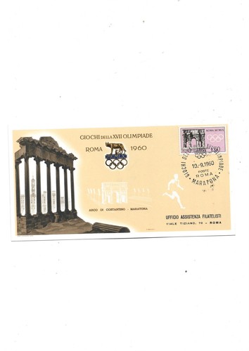 Olimpiadi roma 1960 cartolina - olimpiadi,