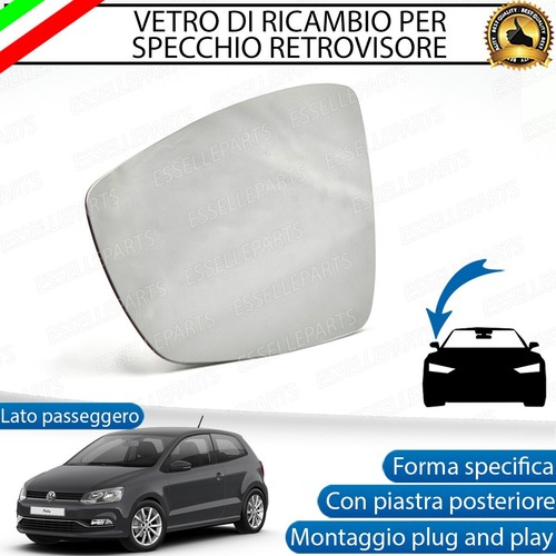 Specchietto polo 6c - specchietto, vw