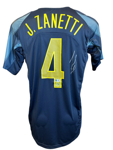 Javier zanetti signed - signed, inter