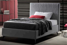 LETTO MELISSA L. 120/140 C/SENZA RETE CONTENITORE RIVESTIMENTO TESSUTO LUSSO