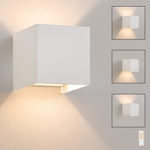 Lampada parete cubo - parete,