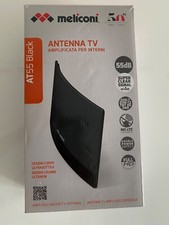 Antenna TV Amplificata per interni Meliconi AT55 Black