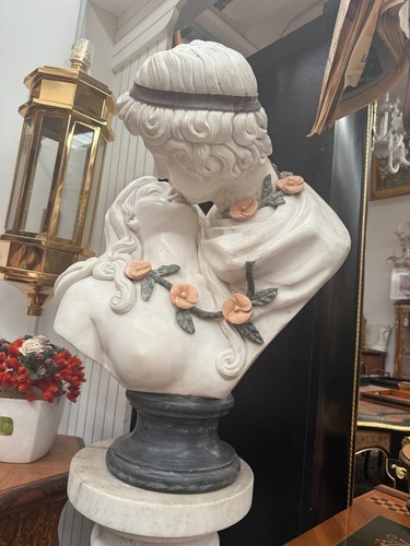Busto marmo una - in, coppia