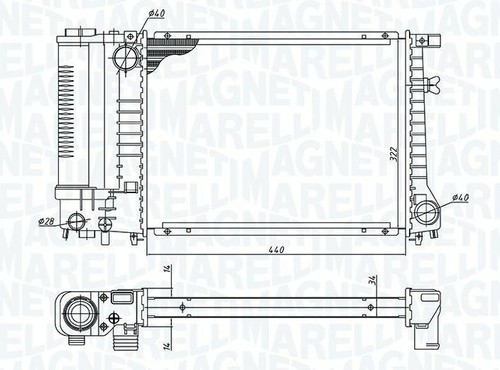 Radiatore raffreddamento - radiatore,