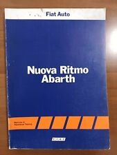 MANUALE OFFICINA FIAT RITMO ABARTH 130 TC 