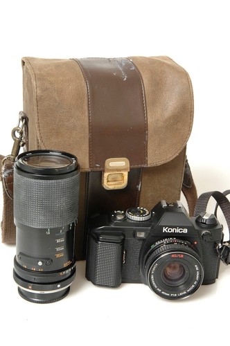 Fotocamera reflex konica - ✅,