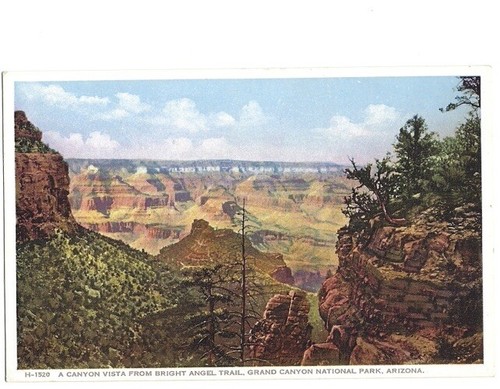 Cartolina una vista canyon - -,