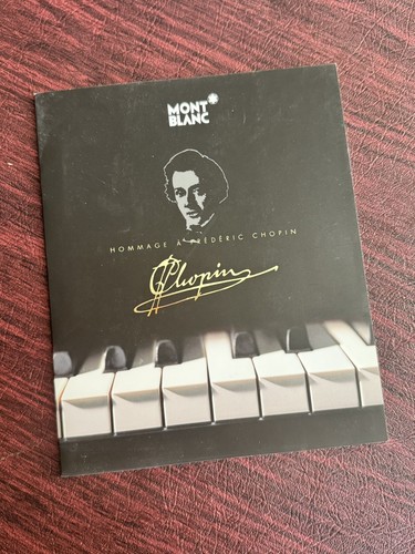 Opuscolo montblanc chopin - opuscolo,