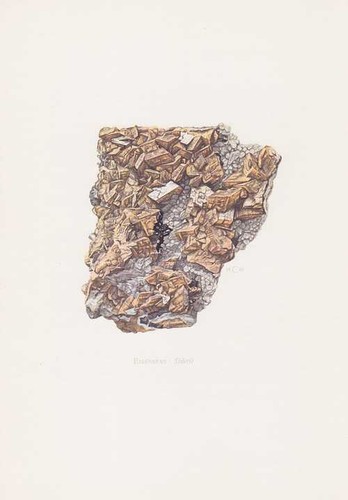Eisenspat siderite stahlstein - siderite,