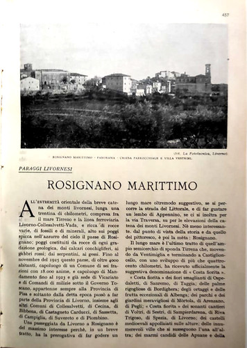 Paesaggi livornesi rosignano - livornesi:,