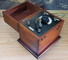 Cased 1920's Crystal Radio Set