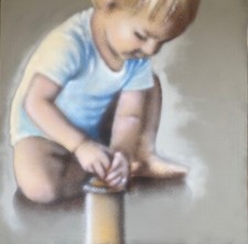Montemanni Leonardo(Leo) spray su tela bambino
