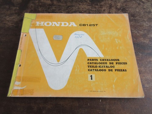 Honda cb125t cb125 1977 - honda,