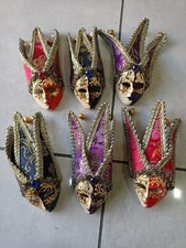 1 mini MASCHERA decortivo VENEZIANA lavorato Mascherina VENEZIA  ceramica parete