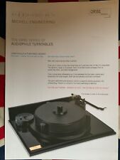 Brochure volantino giradischi