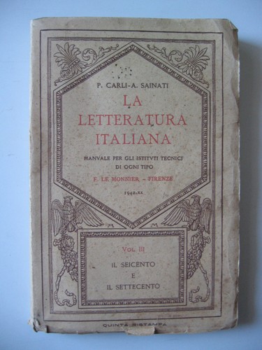 Letteratura italiana per - la,