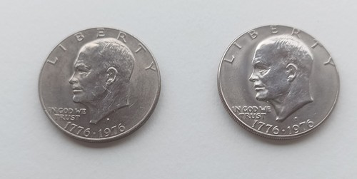 Due monete dollaro - da, 1