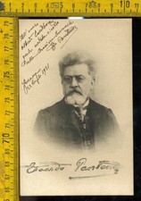 Autografo Originale Politica