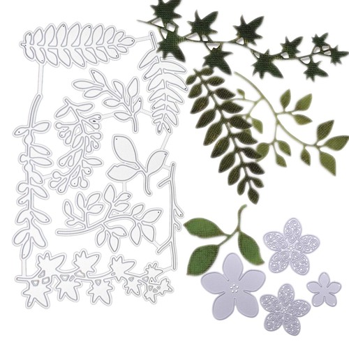 Stencil per punzonatura foglie